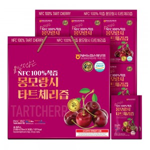 더존건강 NFC 100% 착즙 몽모랑시 타트체리즙 70ml x 30포