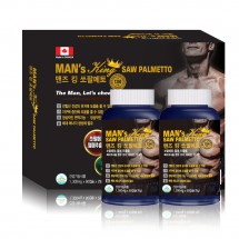 헬스프랜드 맨즈킹 쏘팔메토 1300mg x 60캡슐 x 2병